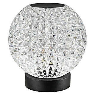 Akumulatorska namizna svetilka Crystal (1 W, Do x Š x V: 11 x 11 x 11 cm, Topla bela)