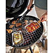 Kingstone Barbacoa redonda con tapa Sunset (Diámetro de la superficie de la parrilla: 55 cm, Negro) | BAUHAUS