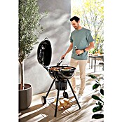 Kingstone Barbacoa redonda con tapa Sunset (Diámetro de la superficie de la parrilla: 55 cm, Negro) | BAUHAUS