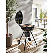 Kingstone Barbacoa redonda con tapa Sunset (Diámetro de la superficie de la parrilla: 55 cm, Negro) | BAUHAUS