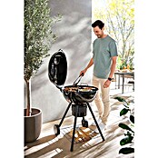 Kingstone Barbacoa redonda con tapa Sunset (Diámetro de la superficie de la parrilla: 55 cm, Negro) | BAUHAUS