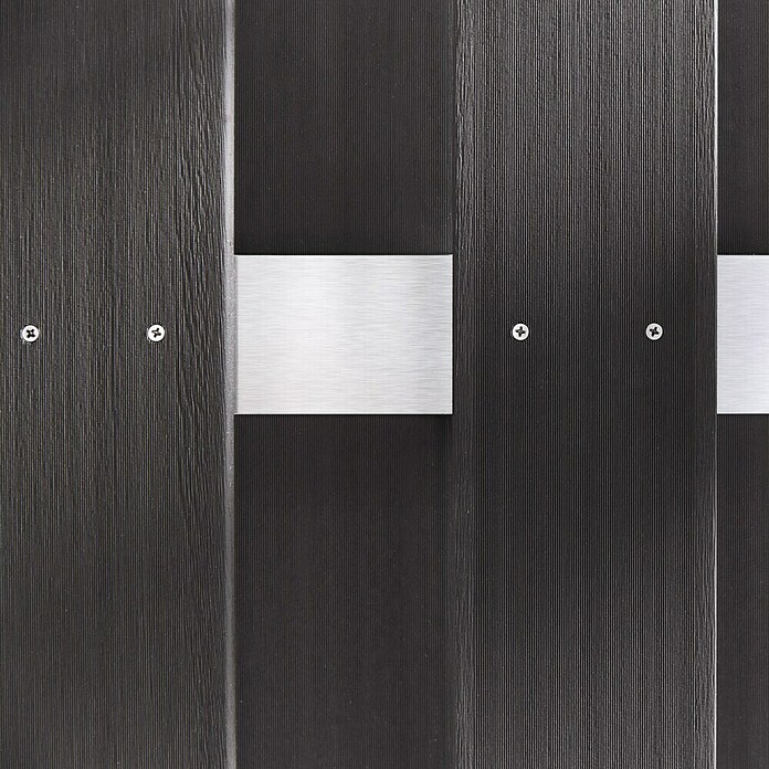 Sichtschutzelement Palma (B x H: 180 x 180 cm, WPC, Anthrazit) | BAUHAUS
