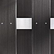 Sichtschutzelement Palma (B x H: 180 x 180 cm, WPC, Anthrazit) | BAUHAUS
