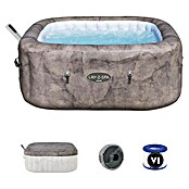 Bestway Lay-Z-Spa Opblaasbare jacuzzi Rome Smart AirJet 6 (180 x 180 x 71 cm, 840 l, Marmerlook) | BAUHAUS