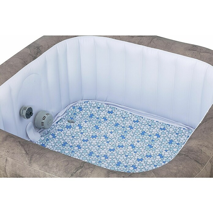 Bestway Lay-Z-Spa Opblaasbare jacuzzi Rome Smart AirJet 6 (180 x 180 x 71 cm, 840 l, Marmerlook) | BAUHAUS