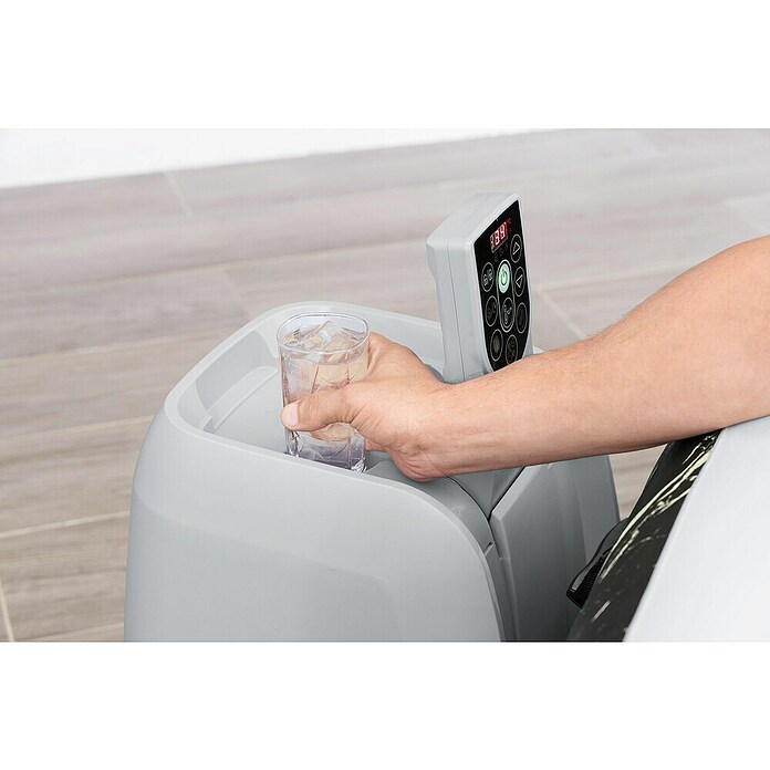 Bestway Lay-Z-Spa Opblaasbare jacuzzi Hollywood Luxe AirJet 6 (Zwart, 908 l) | BAUHAUS