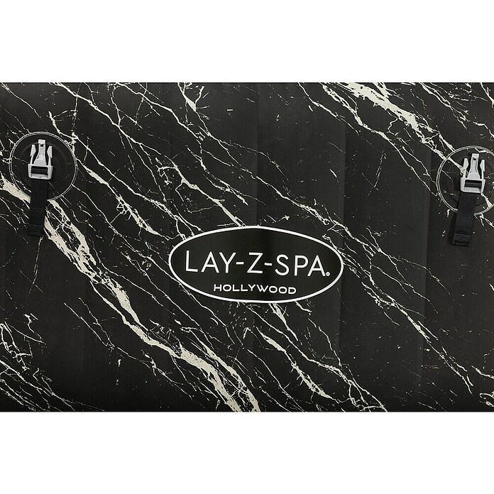 Bestway Lay-Z-Spa Opblaasbare jacuzzi Hollywood Luxe AirJet 6 (Zwart, 908 l) | BAUHAUS