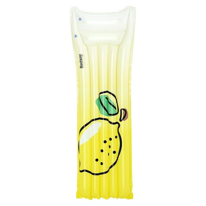 Bestway Luchtbed Squeezed Lemon Floating Mat (l x b x h: 170 x 54 x 15 cm, Geel, 2 luchtkamers) | BAUHAUS