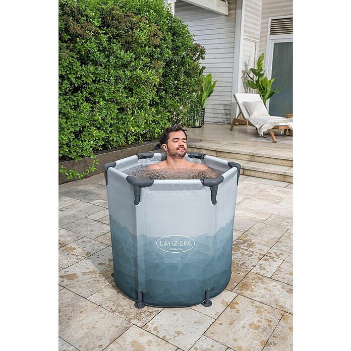 Bestway Lay-Z-Spa IJsbad Glacial Dippod rond 90 (253 l, Ø x h: 90 x 80 cm) | BAUHAUS