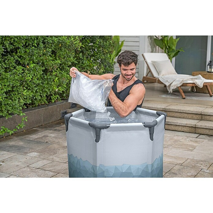 Bestway Lay-Z-Spa IJsbad Glacial Dippod rond 90 (253 l, Ø x h: 90 x 80 cm) | BAUHAUS