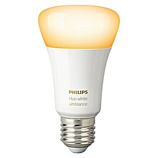 Philips Hue Bombilla LED Ambiance (9,5 W, E27, Blanco cálido, 1 ud.)