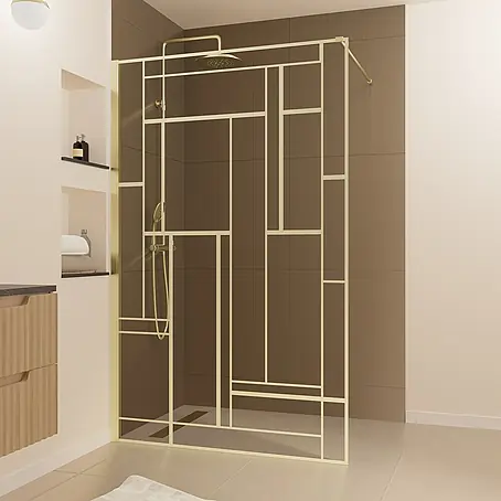 Aurlane  Duschwand Art Deco Rec