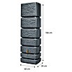 4rain Regenspeicher Slim Stone (350 l, Graphitgrau, 1 Stk.) | BAUHAUS