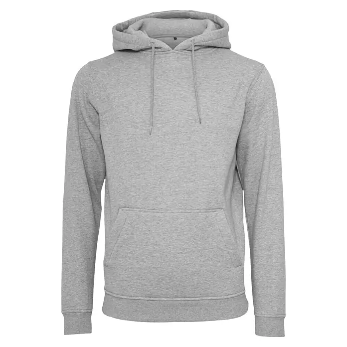 BYB Kapuzenpullover - Grau meliert, XXL - Grauer Kapuzenpullover mit Kordelzug und Bauchtasche. Perfekt für Freizeit und Sport, hält warm und ist bequem.