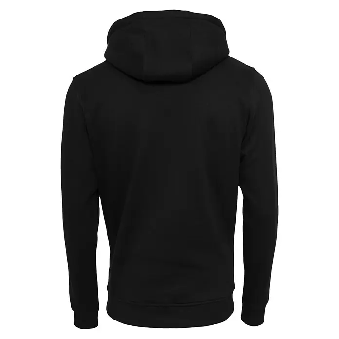 BYB Kapuzenpullover - Schwarz, M - Schwarzer Kapuzenpullover von hinten, ideal für lässige Looks und bequemen Tragekomfort. Ein Must-have für jede Garderobe.