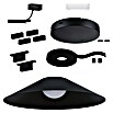 Paulmann ULine LED-Pendelleuchte rund Cone Set (14 W, Ø x H: 35 x 9 cm, Schwarz, Warmweiß) | BAUHAUS