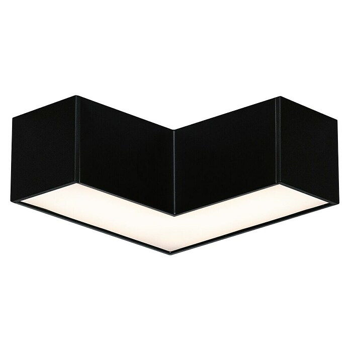 Paulmann Linion Lichtkanal Ecke (Warmweiß, Signalschwarz, L x B x H: 10 x 10 x 4 cm) | BAUHAUS