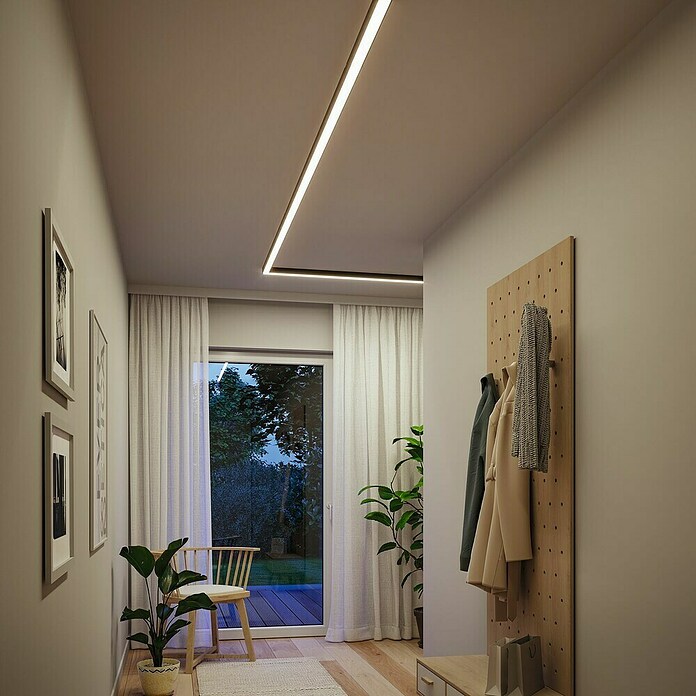 Paulmann Linion Lichtkanal (Warmweiß, Signalschwarz, L x B x H: 50 x 4 x 4 cm) | BAUHAUS