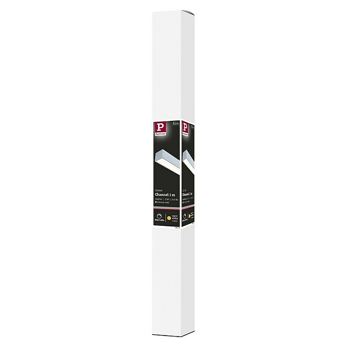 Paulmann Linion Lichtkanal (Warmweiß, Chrom matt, L x B x H: 100 x 4 x 4 cm) | BAUHAUS