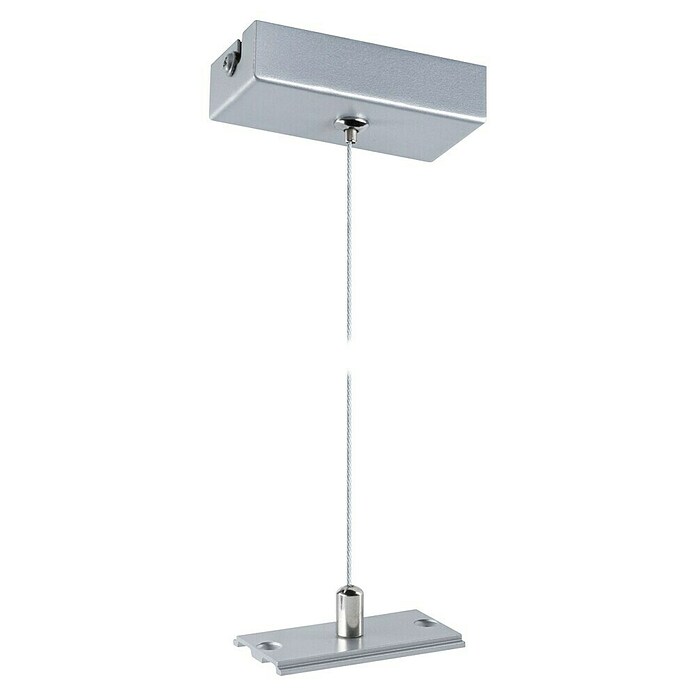 Paulmann Linion Abhängung Seil (L x B x H: 150 x 150 x 4 cm, Chrom matt) | BAUHAUS