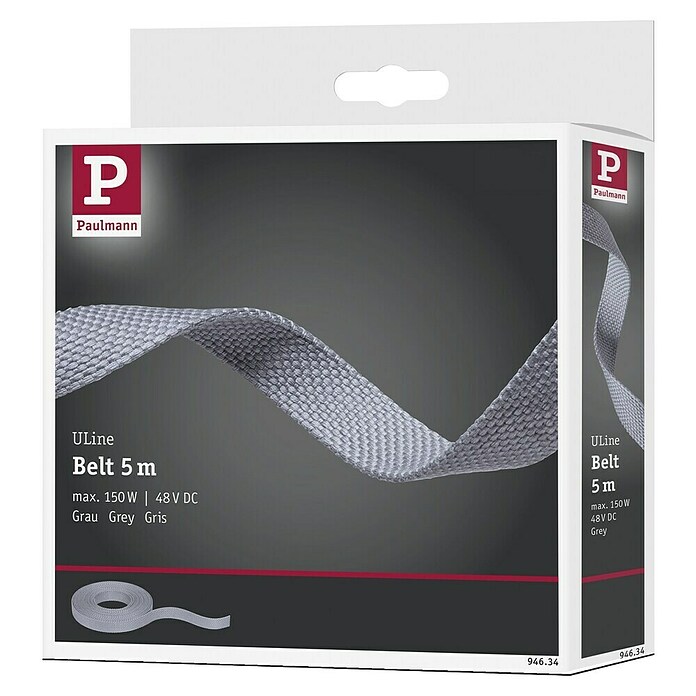 Paulmann ULine Gurtsystem (Länge: 5 m, Grau) | BAUHAUS