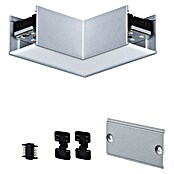 Paulmann Linion Lichtkanal Ecke (Warmweiß, Chrom matt, L x B x H: 10 x 10 x 4 cm) | BAUHAUS