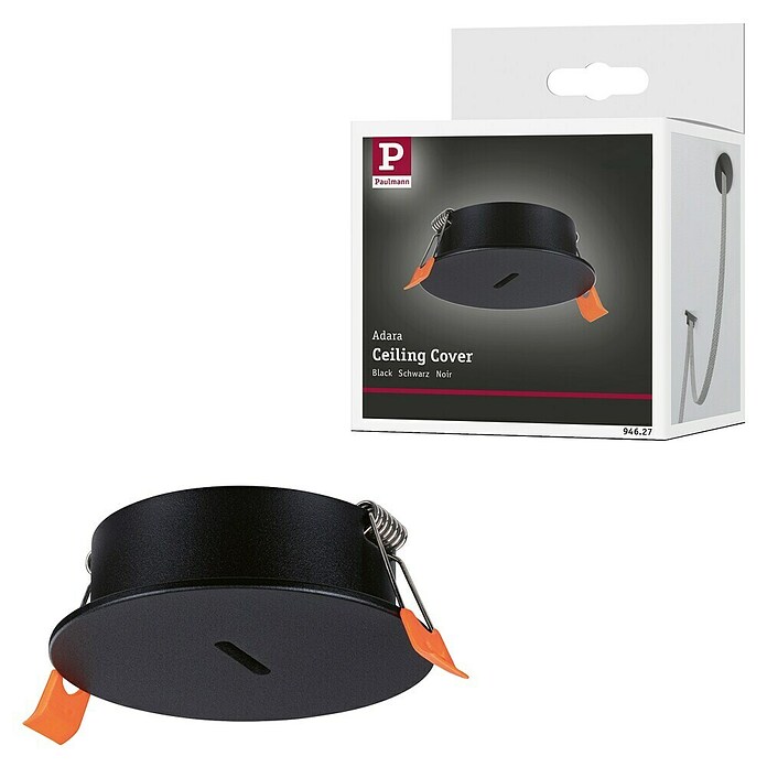 Paulmann ULine Abdeckung Einbau (Passend für: ULine-System, Ø x H: 8,5 x 2,7 cm, Schwarz) | BAUHAUS