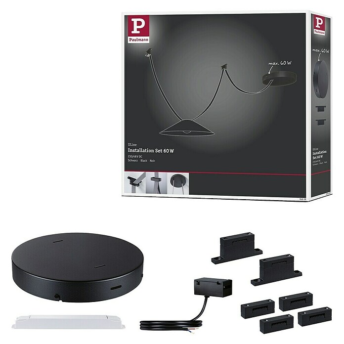 Paulmann ULine Installations-Set (60 VA, Schwarz) | BAUHAUS