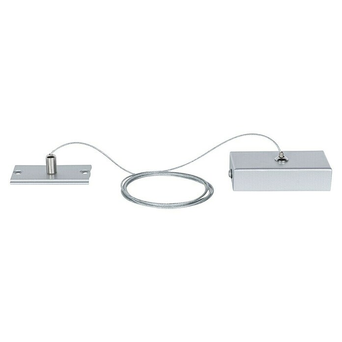 Paulmann Linion Abhängung Seil (L x B x H: 150 x 150 x 4 cm, Chrom matt) | BAUHAUS