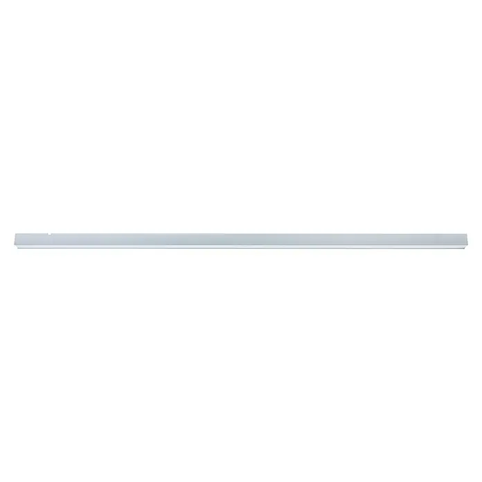 Paulmann Linion Lichtkanal - Warmweiß, Chrom matt, L x B x H: 150 x 4 x 4 cm - Ein sauberer, minimalistischer Hintergrund in sanften Grautönen, ideal für Produktpräsentationen oder als schlichte Textur.