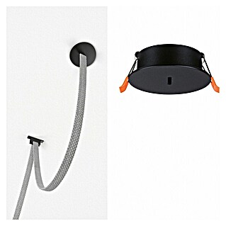 Paulmann ULine Abdeckung Einbau (Passend für: ULine-System, Ø x H: 8,5 x 2,7 cm, Schwarz)