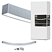 Paulmann Linion Lichtkanal Kurve (Warmweiß, Chrom matt, L x B x H: 53,5 x 4 x 4 cm) | BAUHAUS