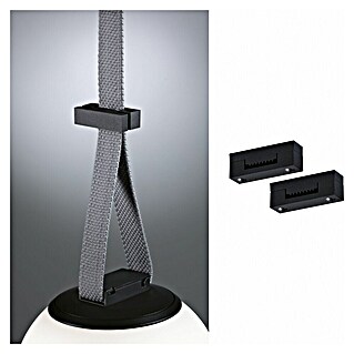Paulmann ULine Erweiterungs-Set Gurt Klemme (L x H: 1,5 x 1,8 cm, Schwarz, Gesamtstückzahl: 2 Stk.)