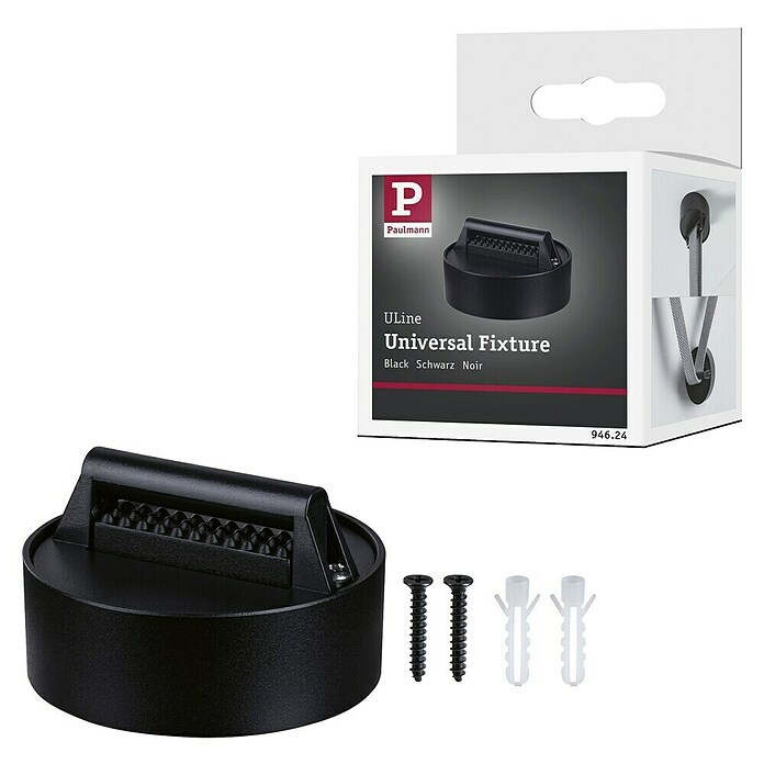 Paulmann ULine Erweiterungs-Set Gurthalter (7,2 x 3 cm, Schwarz, Gesamtstückzahl: 1 Stk.) | BAUHAUS