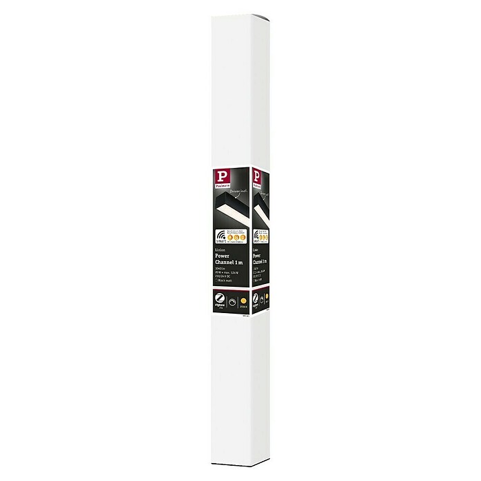 Paulmann Linion Stromeinspeisung Power Channel (100 x 4 x 4 cm, Signalschwarz, Dimmbar) | BAUHAUS