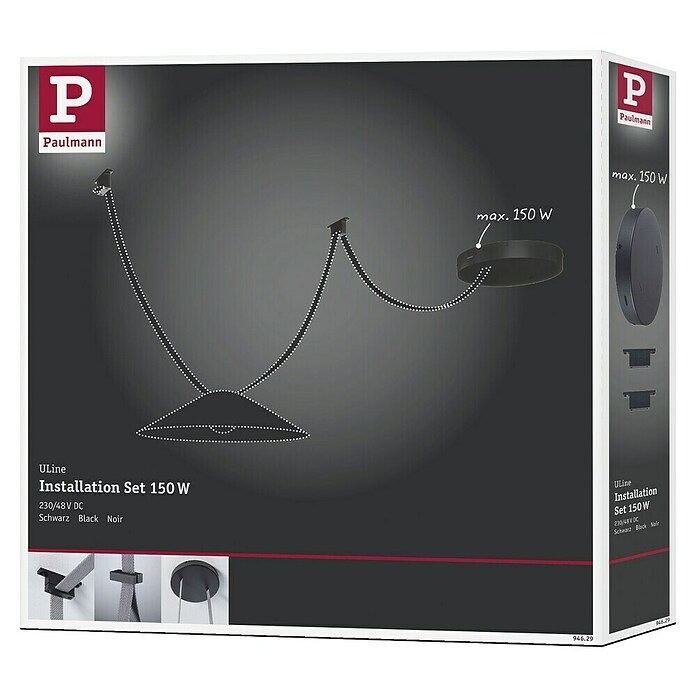 Paulmann ULine Installations-Set (150 VA, Schwarz) | BAUHAUS