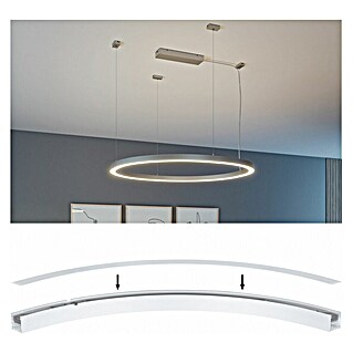 Paulmann Linion Abdeckung Kurve (L x B x H: 3,6 x 78,6 x 0,1 cm, Weiß)
