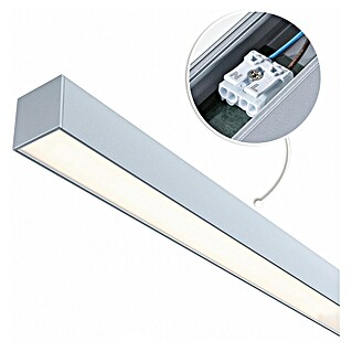Paulmann Linion Stromeinspeisung Power Channel (100 x 100 x 4 cm, Chrom matt, Dimmbar)