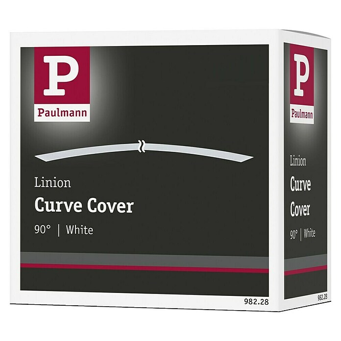 Paulmann Linion Abdeckung Kurve (L x B x H: 3,6 x 78,6 x 0,1 cm, Weiß) | BAUHAUS