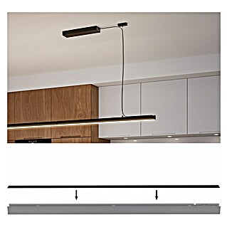 Paulmann Linion Abdeckung Gerade (L x B x H: 3,6 x 100 x 0,1 cm, Schwarz matt)
