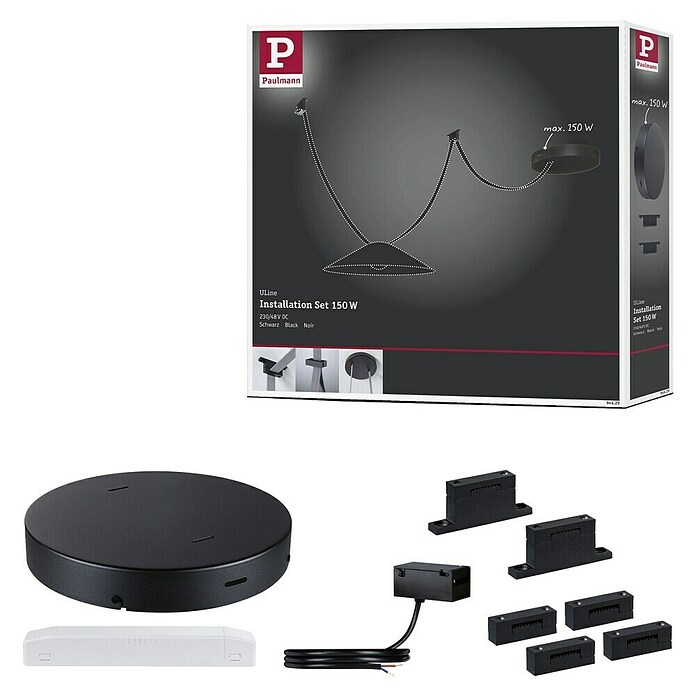 Paulmann ULine Installations-Set (150 VA, Schwarz) | BAUHAUS