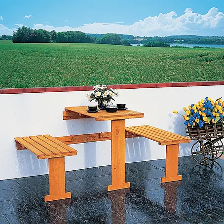 Promadino  Balkonmöbel-Set