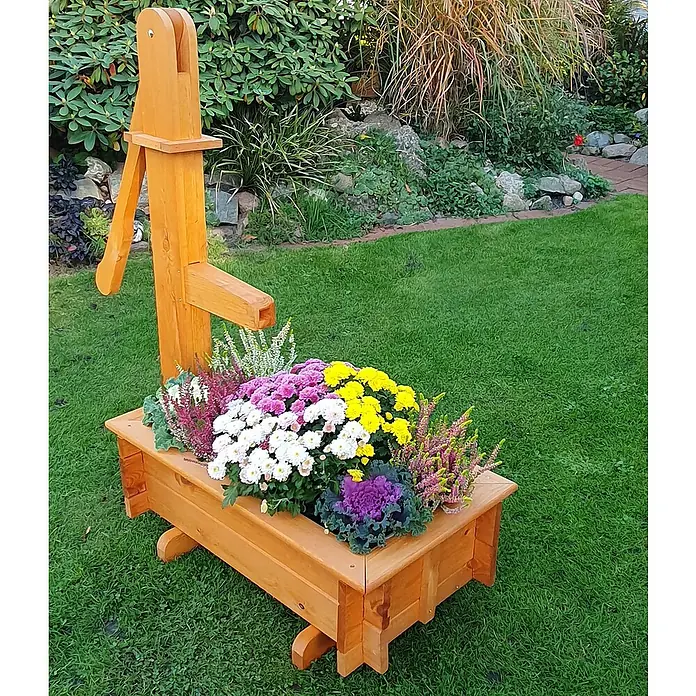 holz blumenstnder BACEKOLL 8 Ebenen Blumenstnder 157cm - Metall-Holz Pflanzenregal