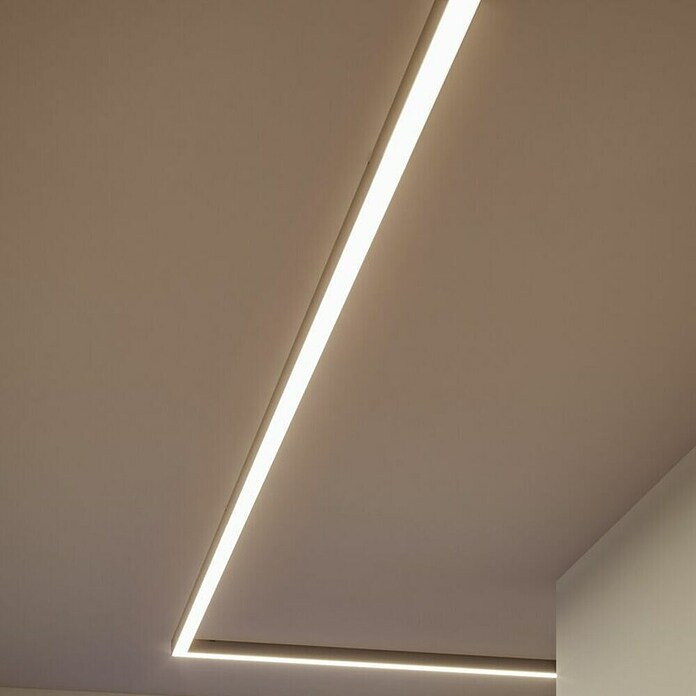 Paulmann Linion Stromeinspeisung Power Channel (100 x 4 x 4 cm, Chrom matt, Nicht Dimmbar) | BAUHAUS