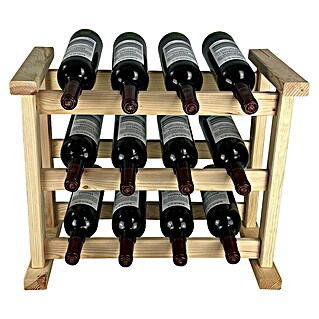 Promadino Weinregal Medoc (53,8 x 30 x 40 cm, Anzahl Flaschen: 12 Stk.)
