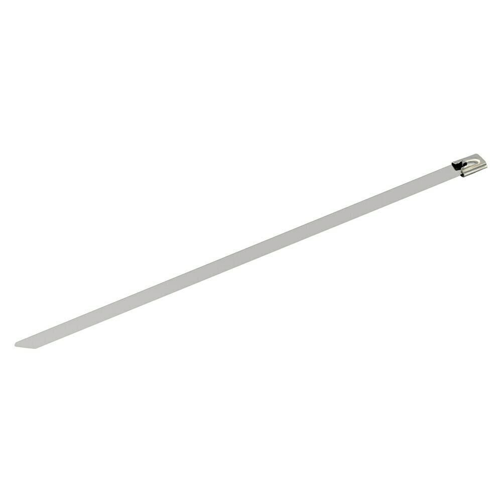 Edelstahl-Kabelbinder, Selbstklemmend, 91 Kg Zugfestigkeit – 8 Zoll Lang, Für Extreme Bedingungen