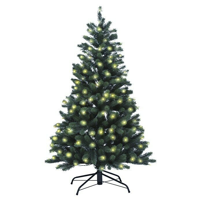 Xenotec Künstlicher Weihnachtsbaum PE-BM150 (Höhe: 150 cm, LED Beleuchtung)