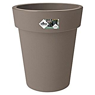 Elho Plantenbak Top Planter Hoog 35 (Ø x h: 35 x 41 cm, Taupe, Kunststof)