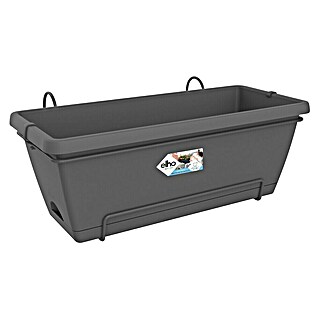 Elho Barcelona Plant-/bloembak XL All-in-1 (55 cm, Antraciet, Kunststof)