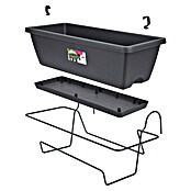 Elho Barcelona Plant-/bloembak All-in-1 (50 cm, Antraciet, Kunststof) | BAUHAUS
